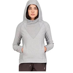 Indyeva/Indygena Light Heather Gray Bunda Hoodie Size Medium